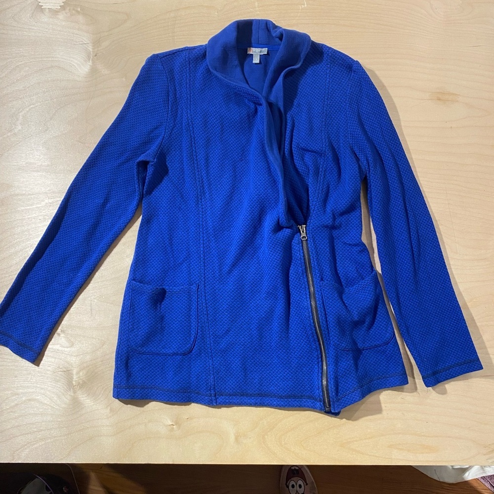 Talbots Royal Blue Knit Sweater Small (QG)